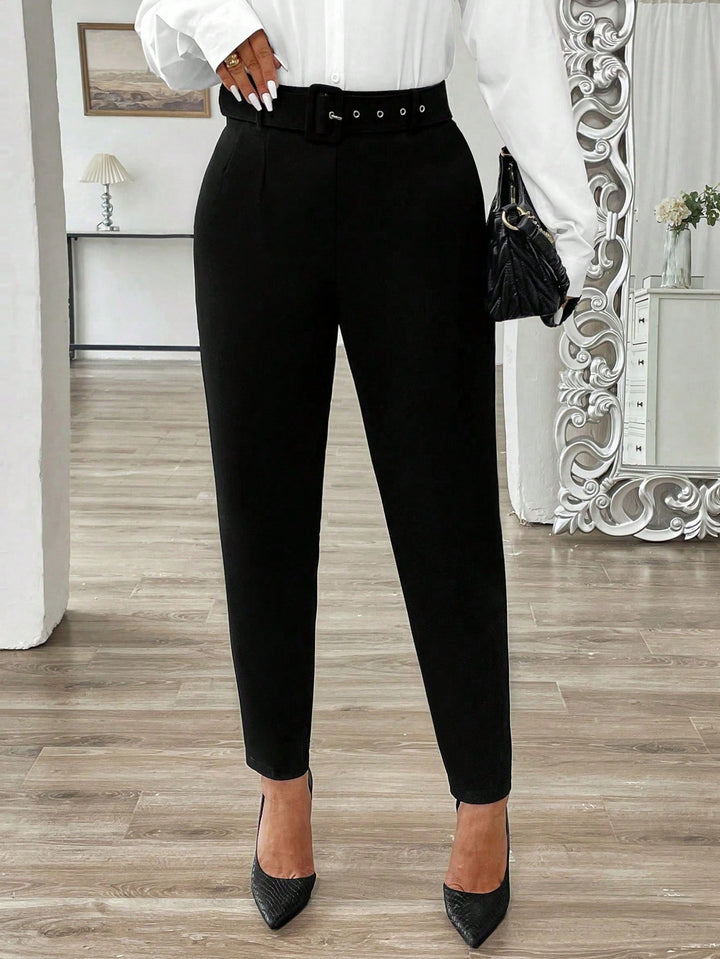 Pantaloni SHEIN, negru