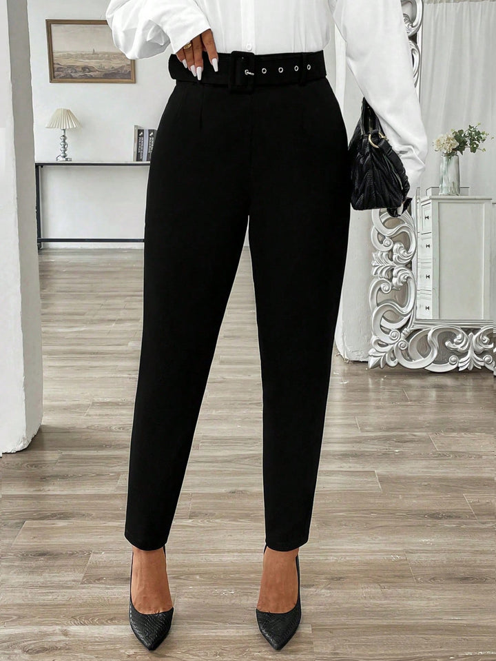 Pantaloni SHEIN, negru