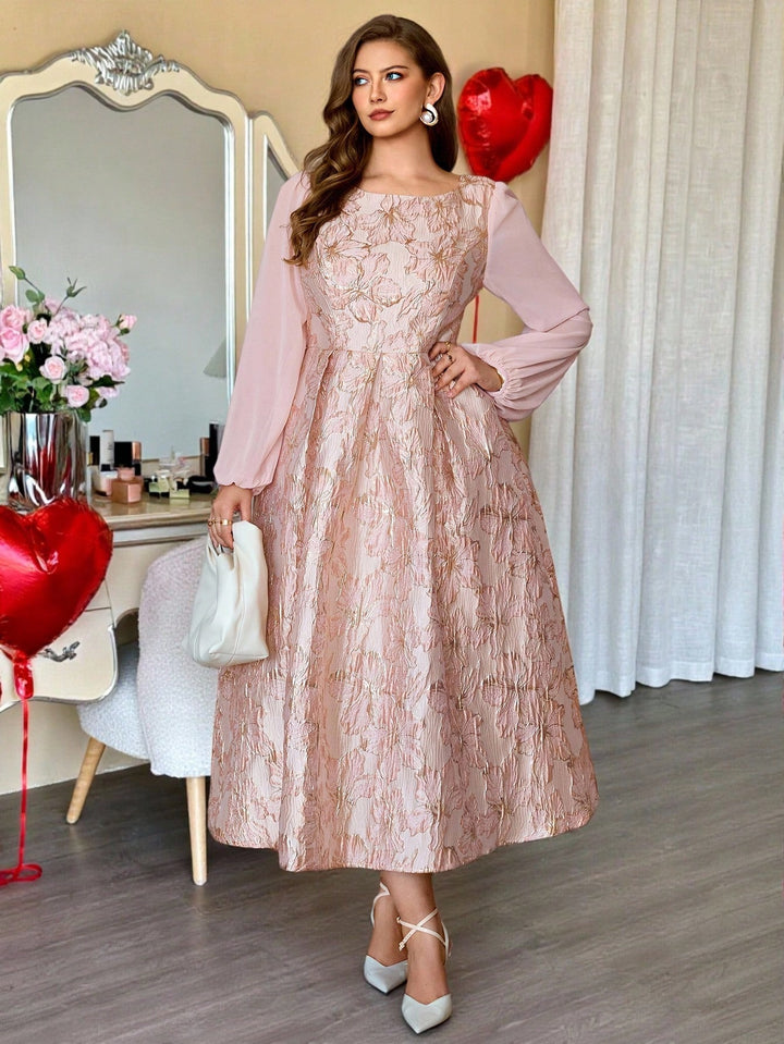 Rochie midi SHEIN, roz