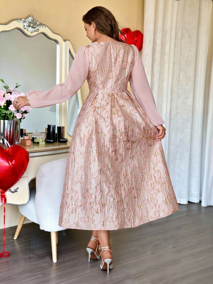 Rochie midi SHEIN, roz