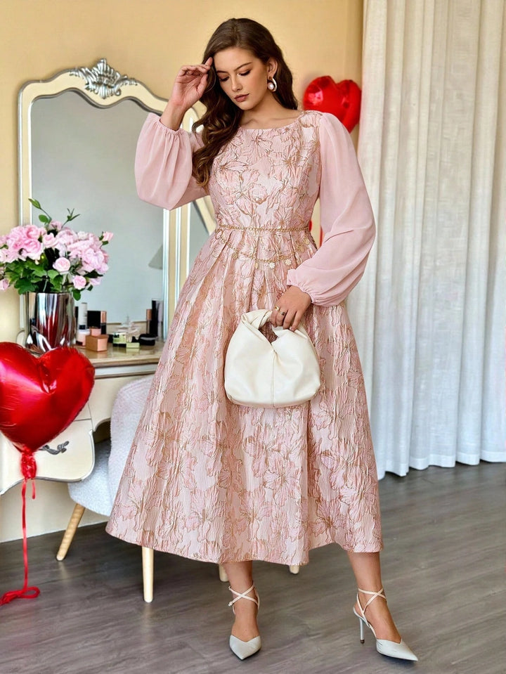 Rochie midi SHEIN, roz