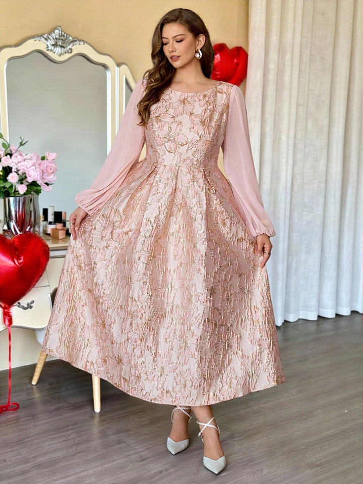 Rochie midi SHEIN, roz