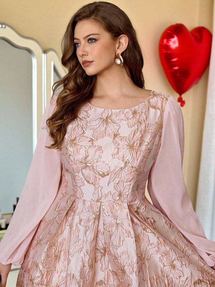 Rochie midi SHEIN, roz