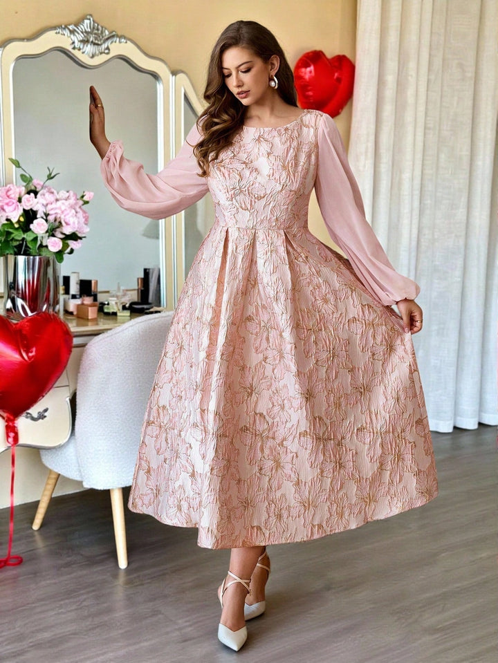 Rochie midi SHEIN, roz