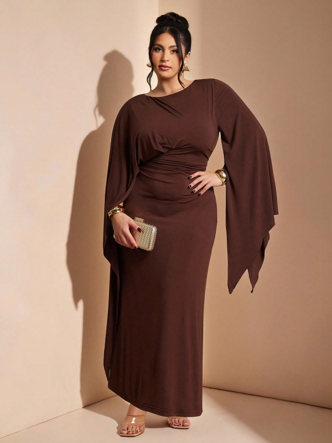 Rochie SHEIN, maro