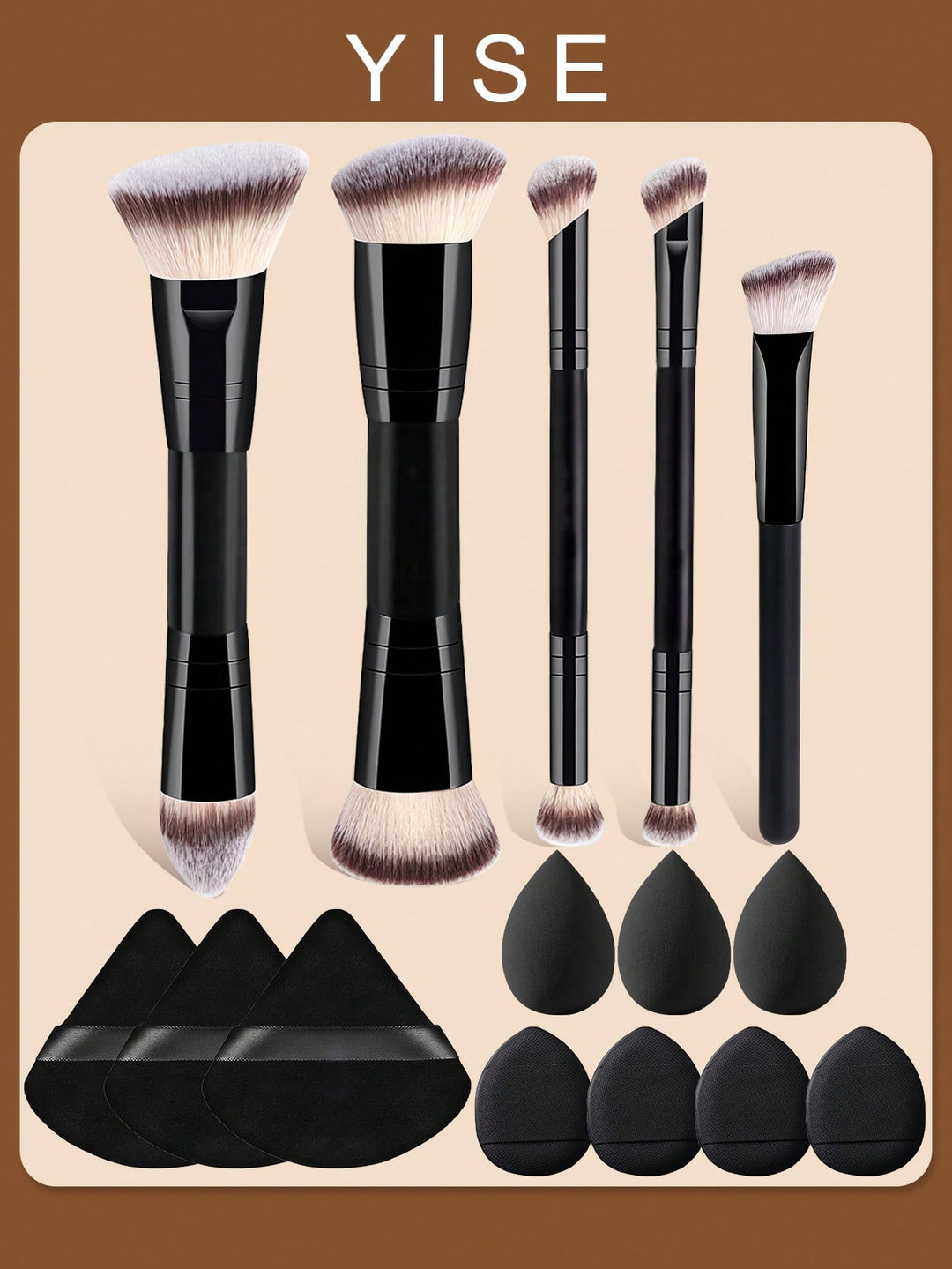 Set de perii SHEIN, negru