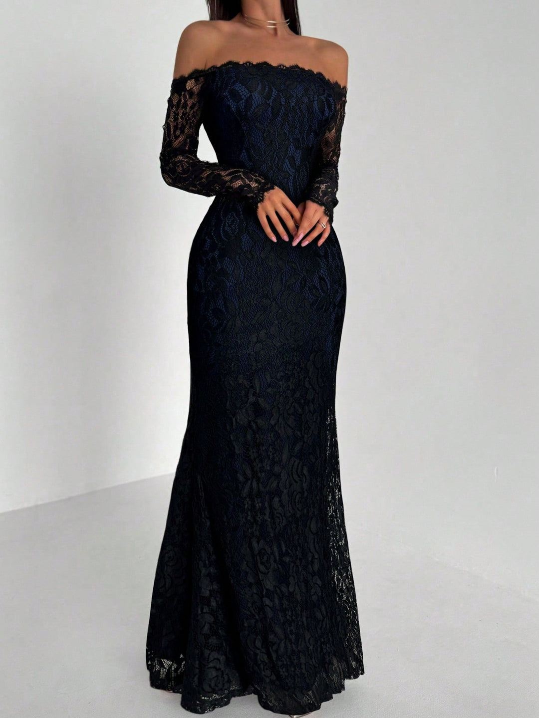 Rochie maxi SHEIN, albastru
