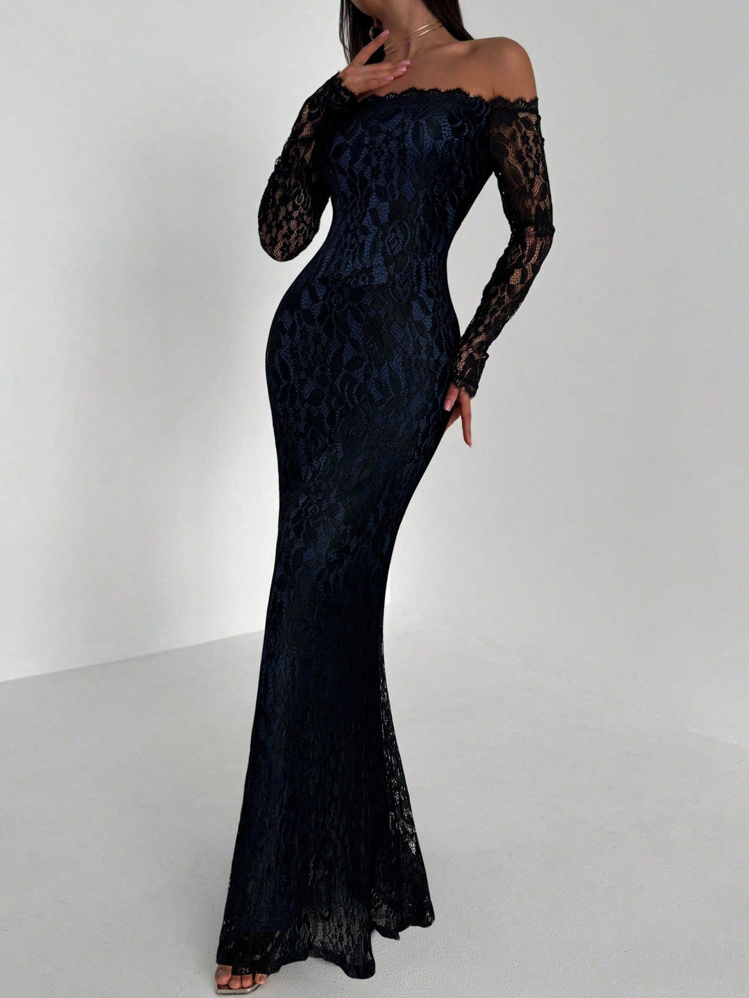 Rochie maxi SHEIN, albastru