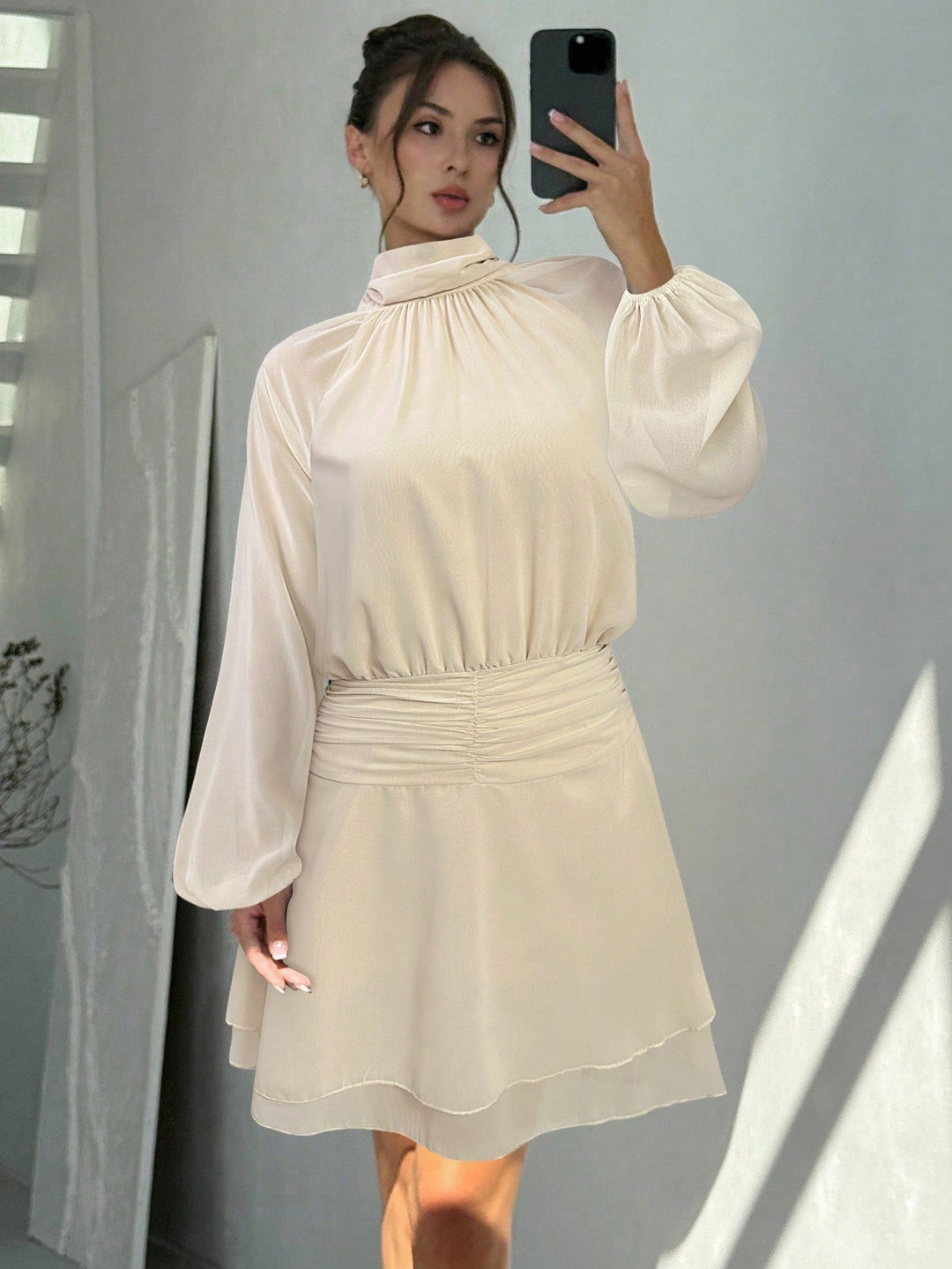 Rochie mini SHEIN, portocaliu