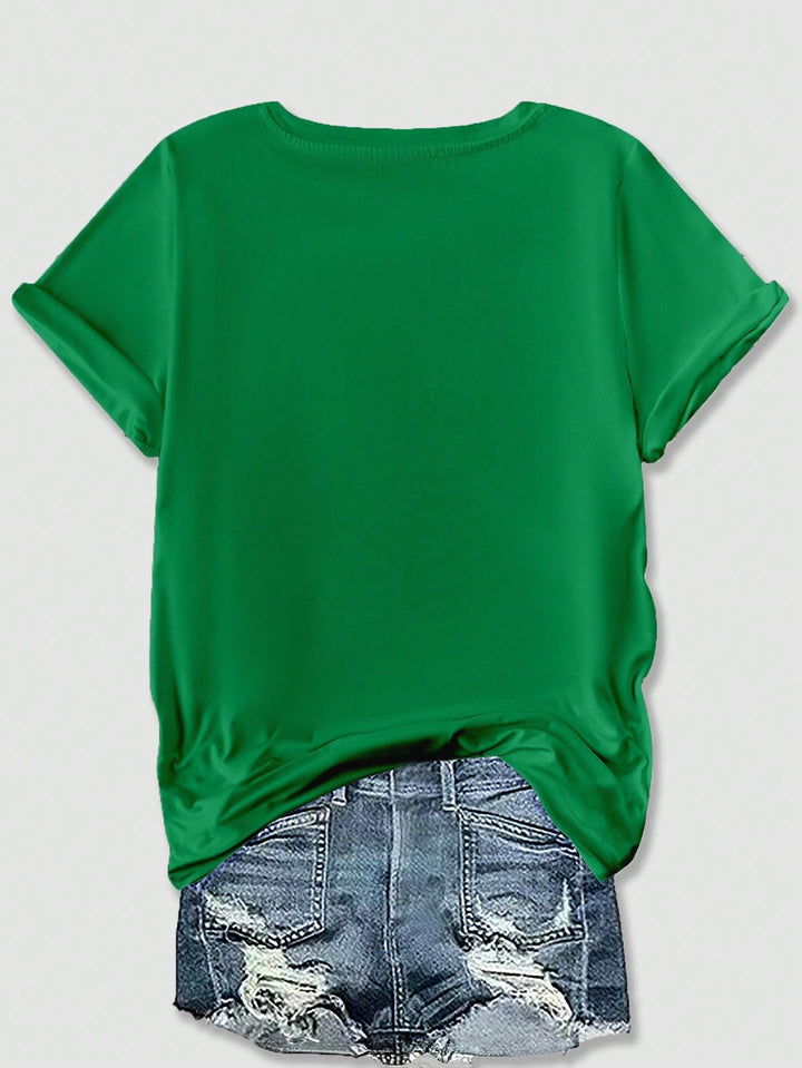 Tricou SHEIN, verde