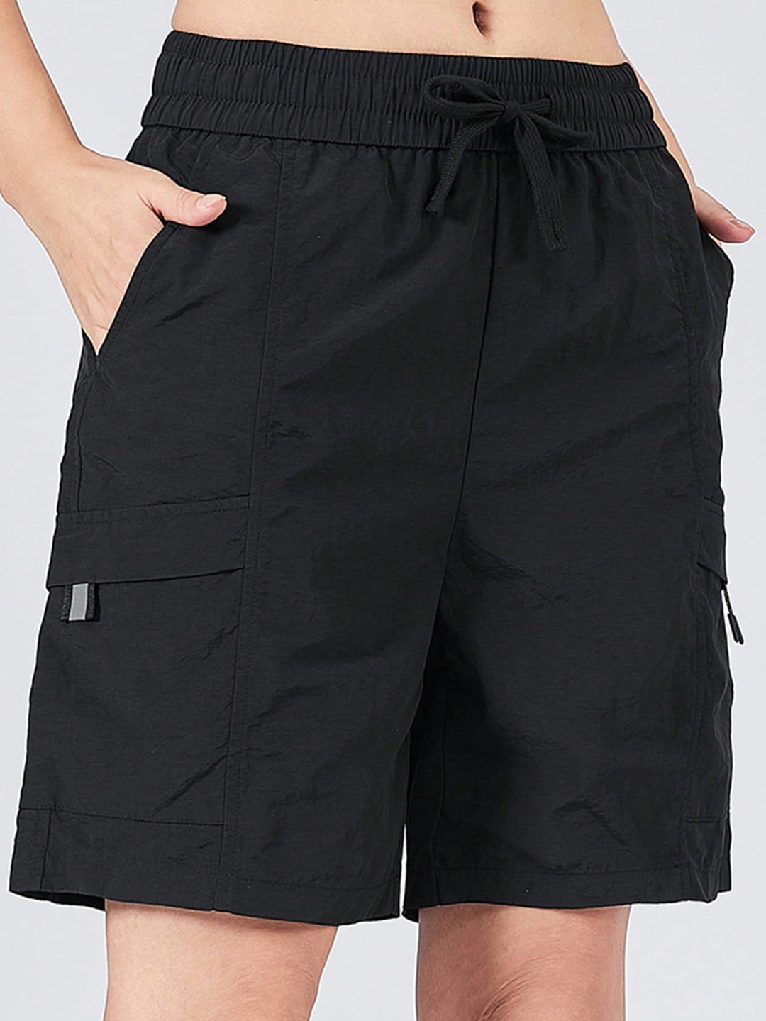 Pantaloni scurți SHEIN, negru