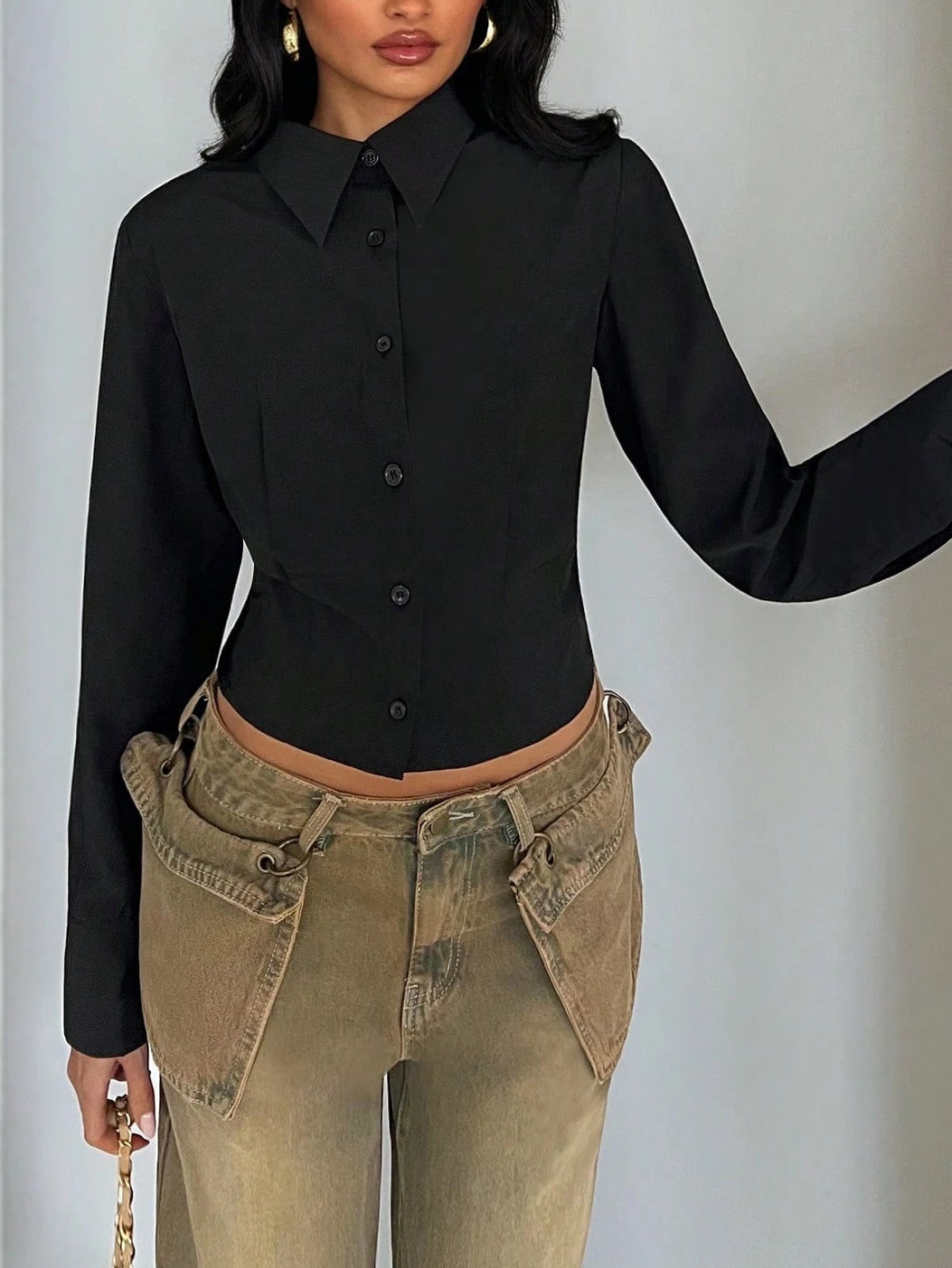 SHEIN ing, fekete