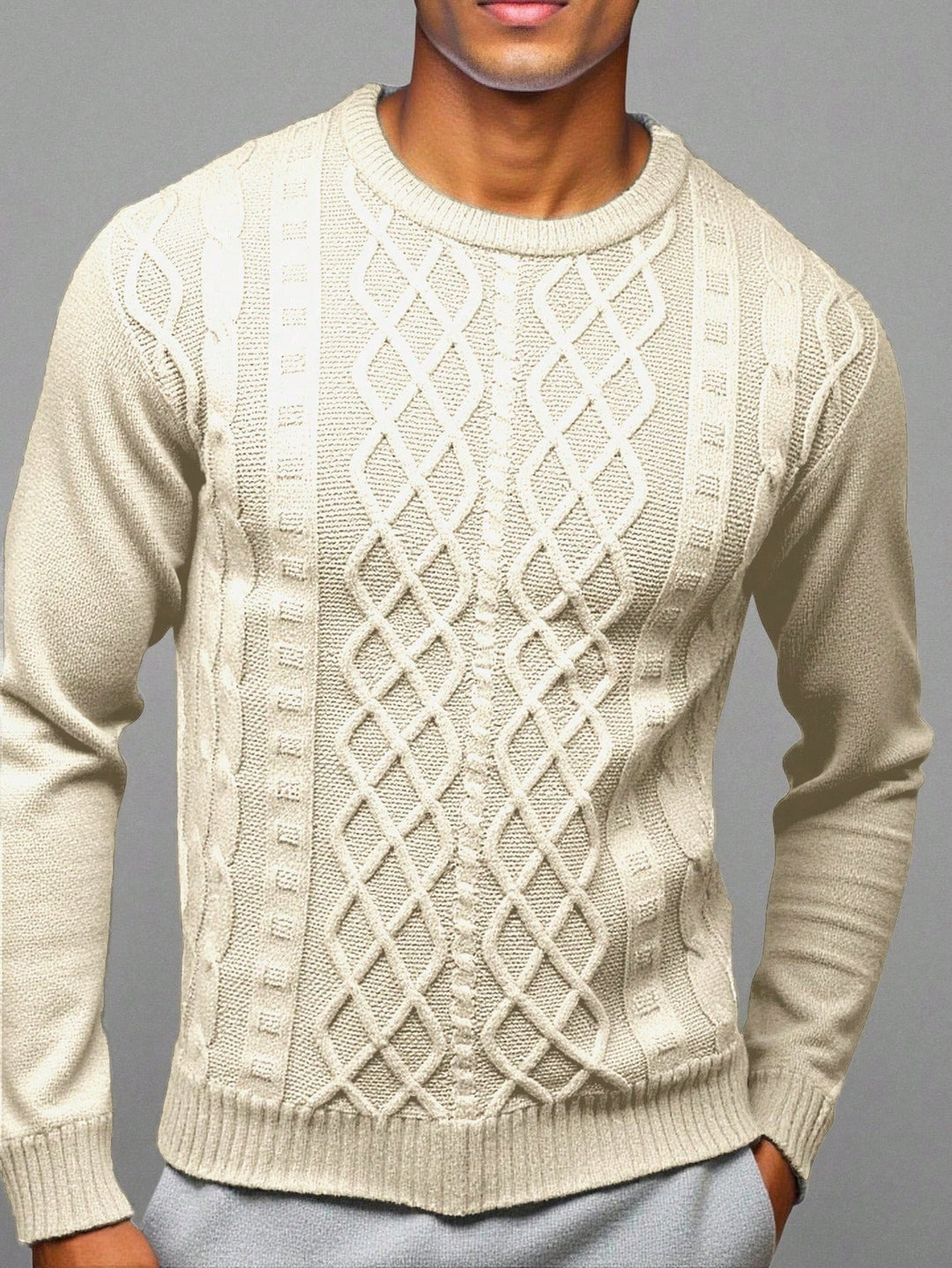 Pulover SHEIN, crem