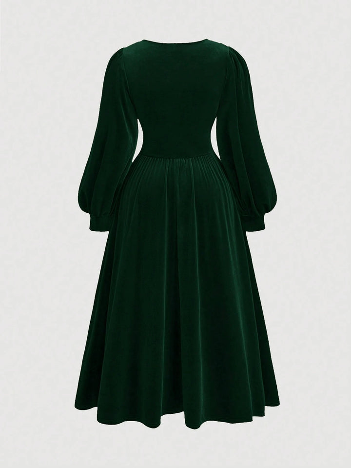 Rochie maxi SHEIN, verde