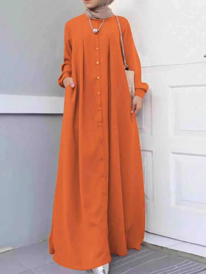 Rochie maxi SHEIN, portocaliu