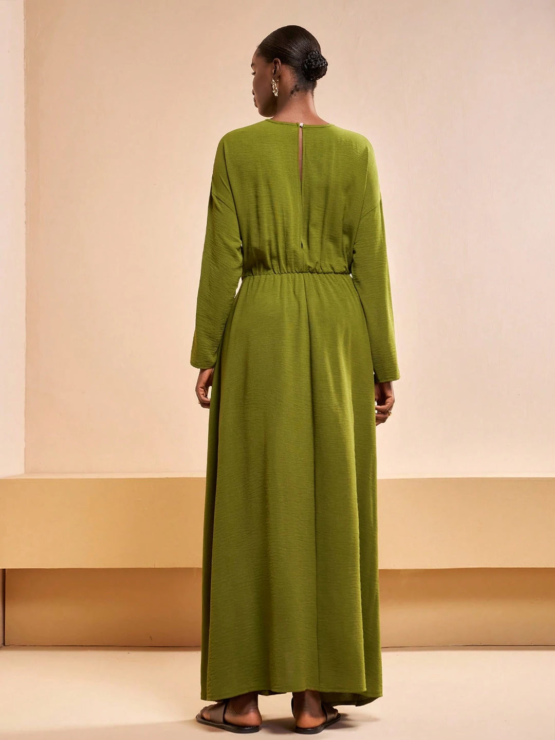 Rochie maxi SHEIN, verde