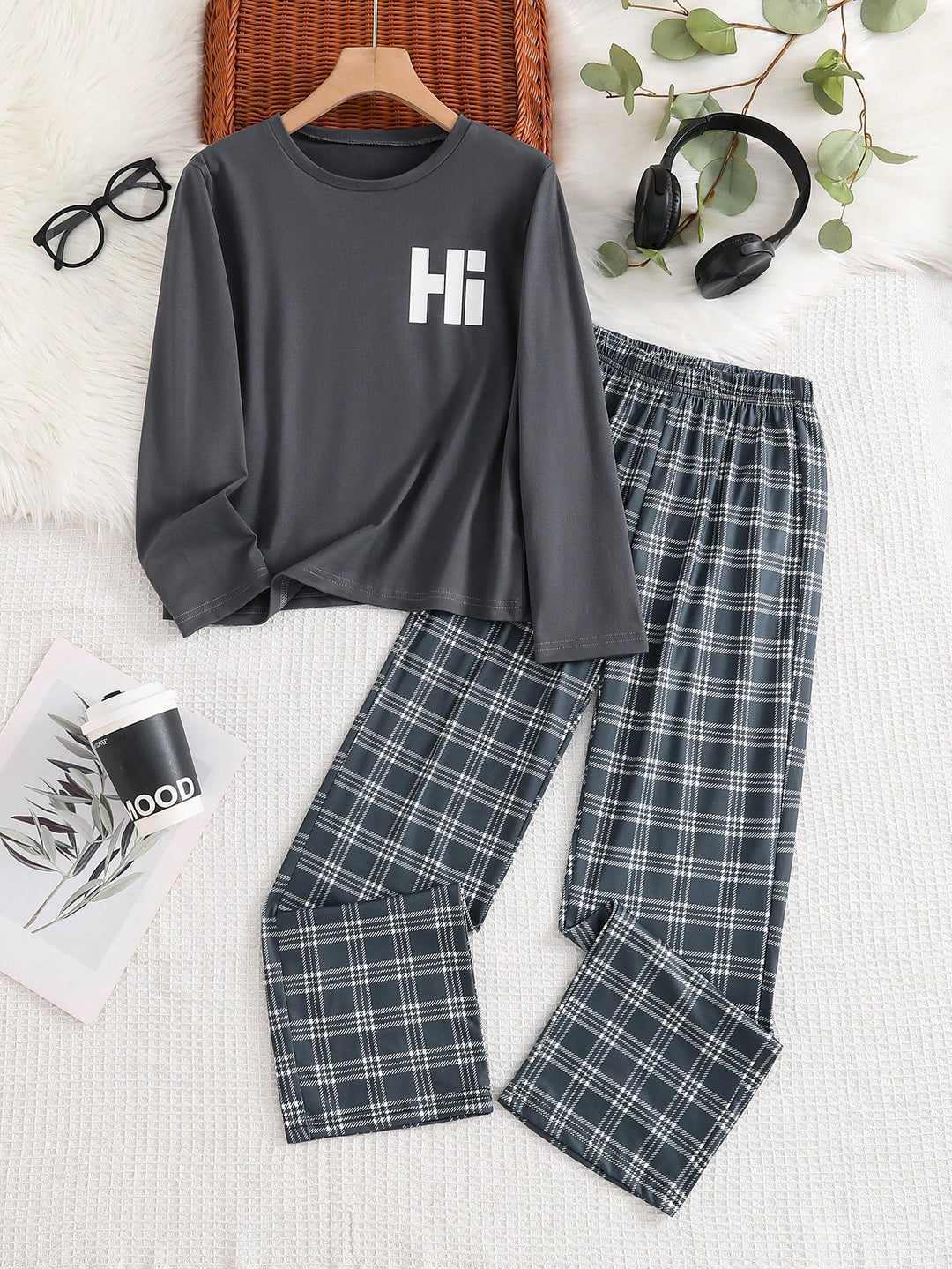 Pijama SHEIN, gri