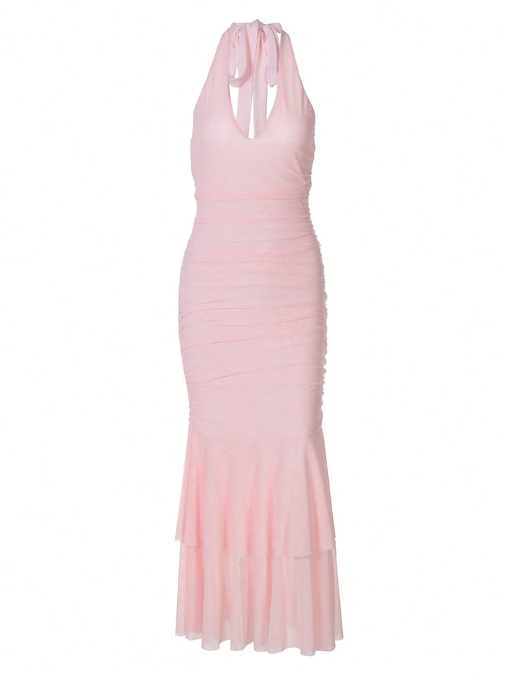 Rochie maxi SHEIN, roz
