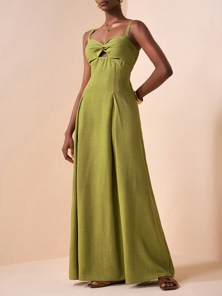 Rochie maxi SHEIN, verde