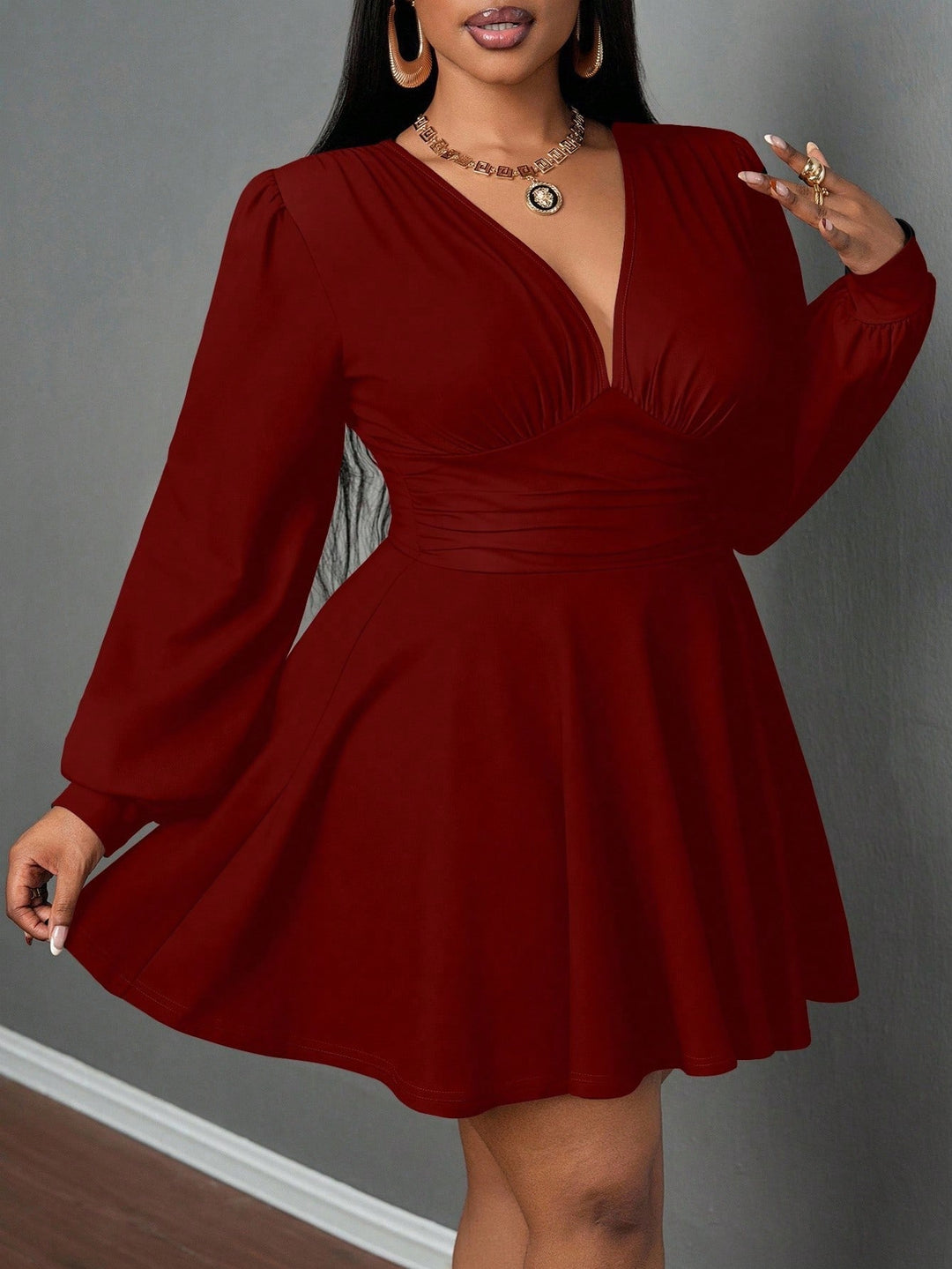 Rochie SHEIN, vișiniu