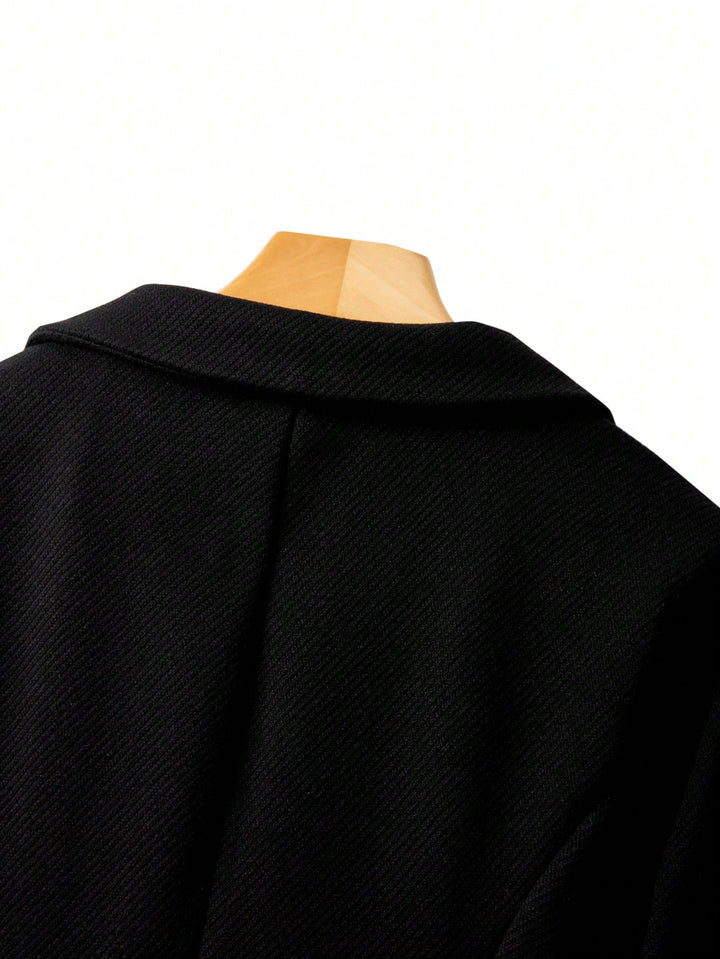 Sacou SHEIN, negru