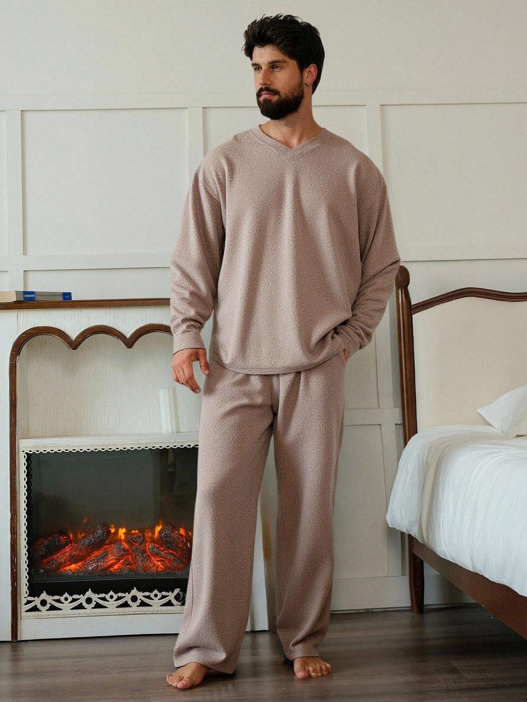 Pijamale SHEIN, maro