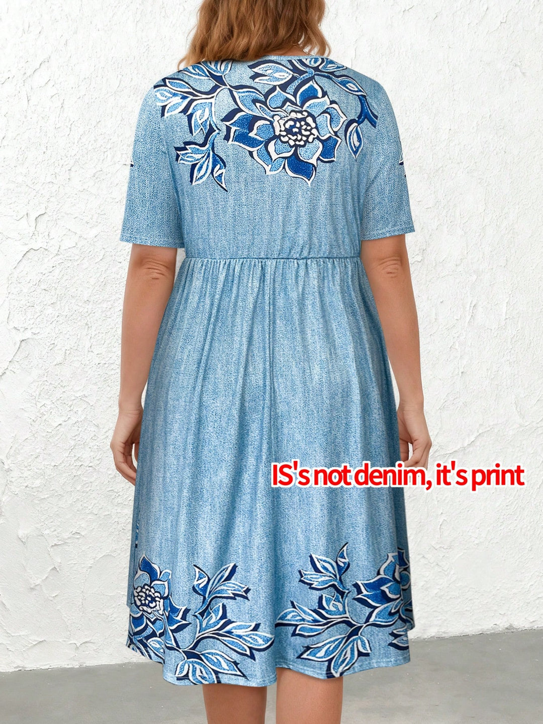 Rochie midi SHEIN, albastru