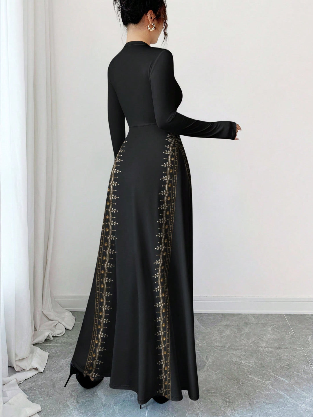 Rochie maxi SHEIN, mix culori