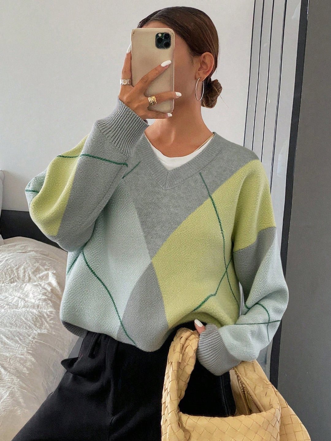 Pulover SHEIN, gri