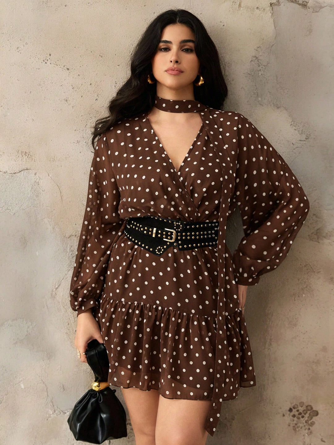 Rochie SHEIN, maro