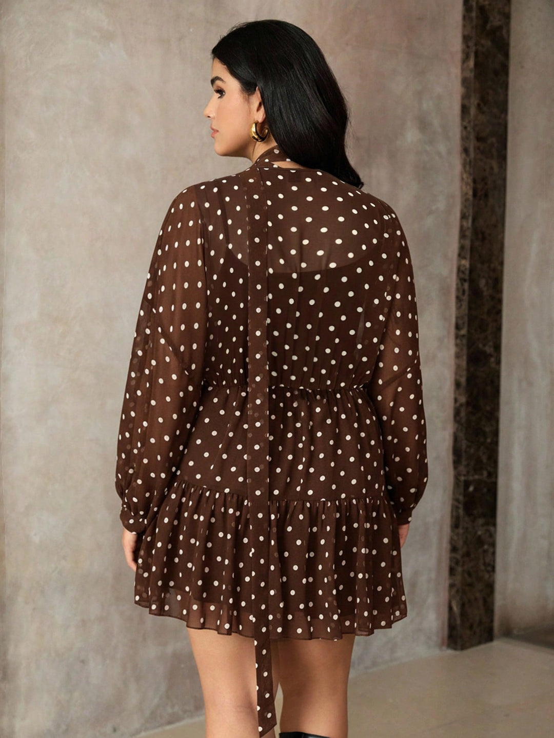 Rochie SHEIN, maro