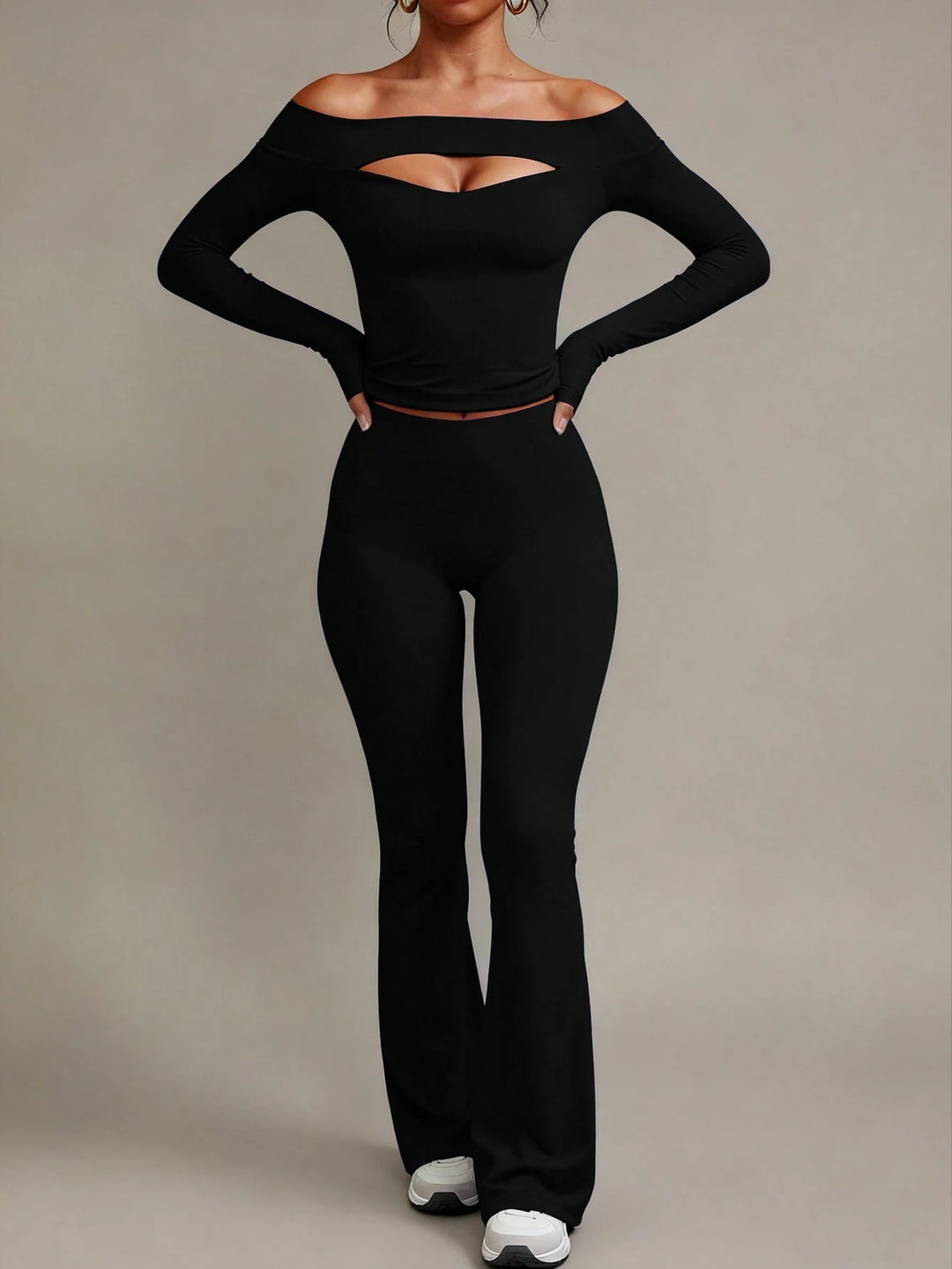 Pantaloni SHEIN, negru