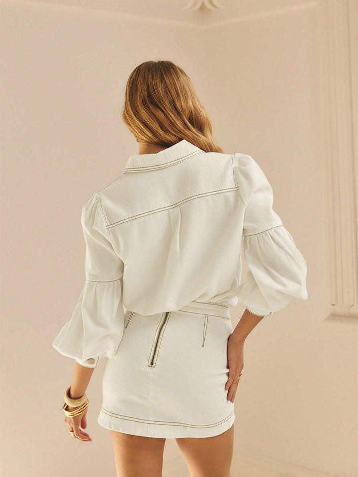 Top SHEIN, bej