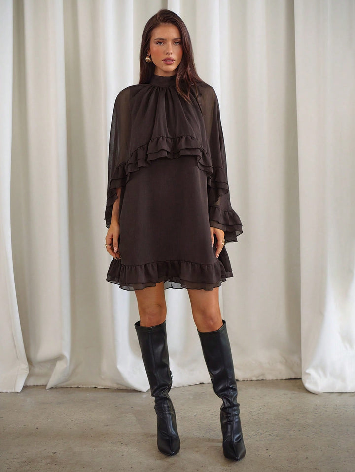 Rochie mini SHEIN, maro