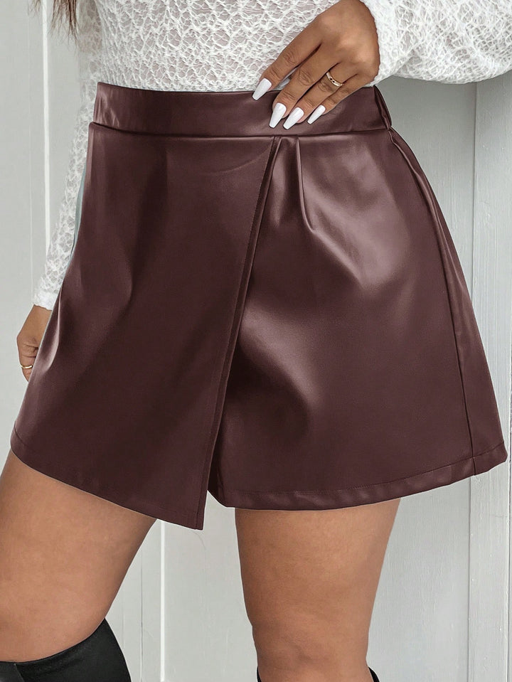 Fustă pantalon SHEIN, maro