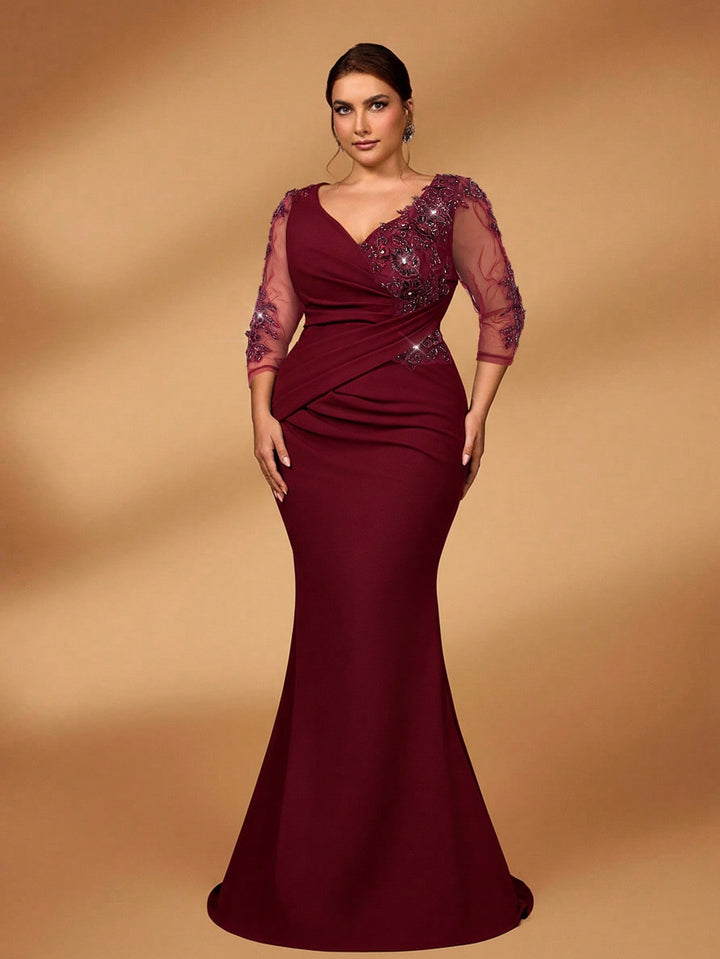Rochie SHEIN, vișiniu