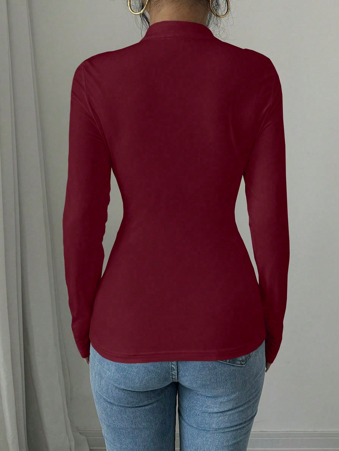 Tricou SHEIN, vișiniu