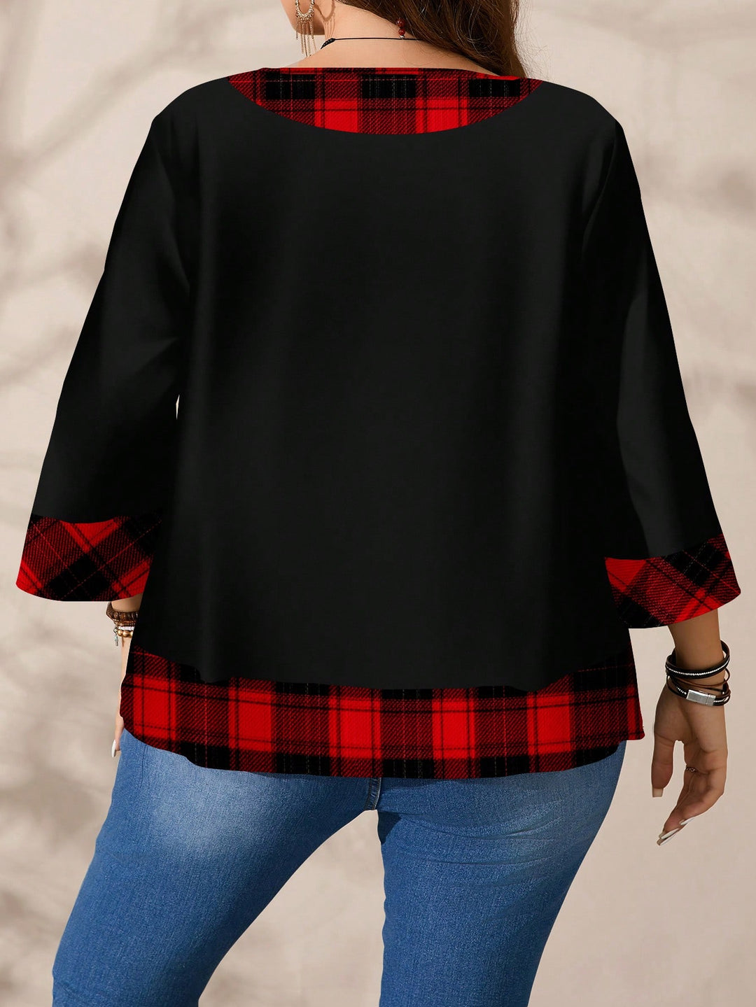 SHEIN blúz, fekete