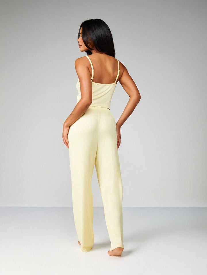Set pijamale SHEIN, galben
