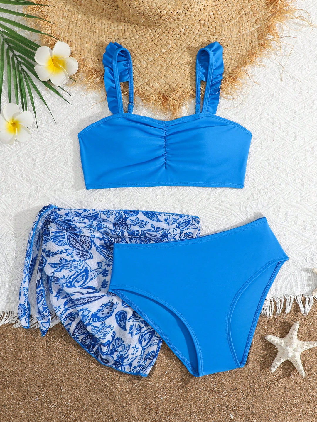 Set bikini SHEIN, albastru