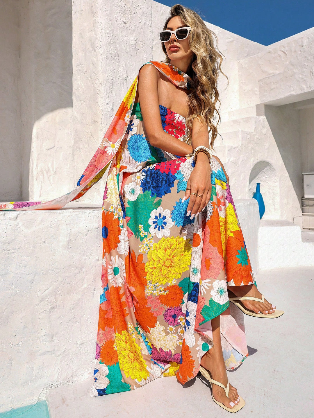 Rochie maxi SHEIN, galben