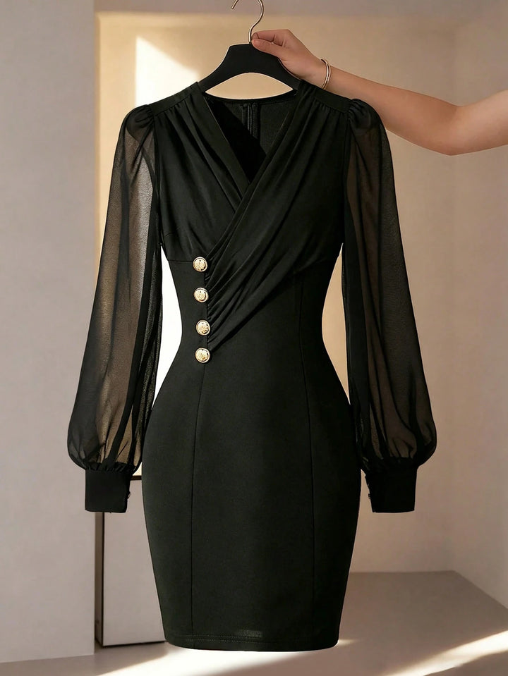 Rochie mini SHEIN, negru