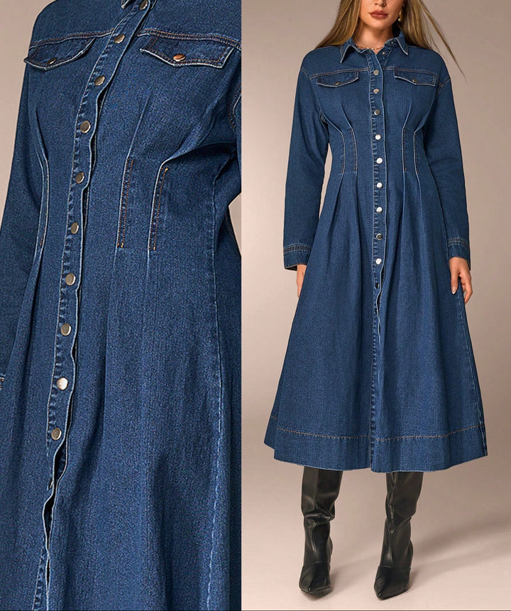 SHEIN Maxi ruha, kék