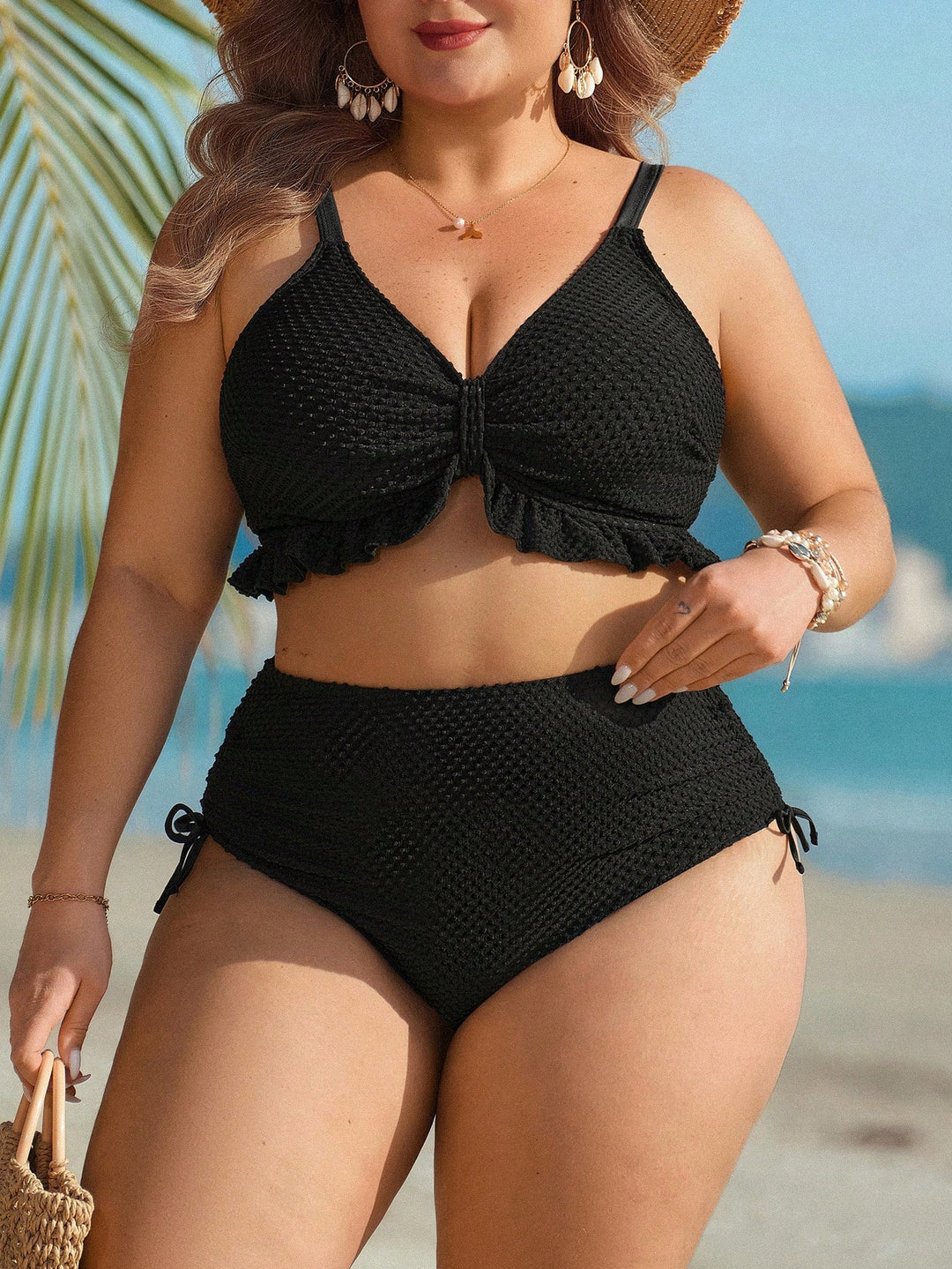 Costum de baie SHEIN, negru
