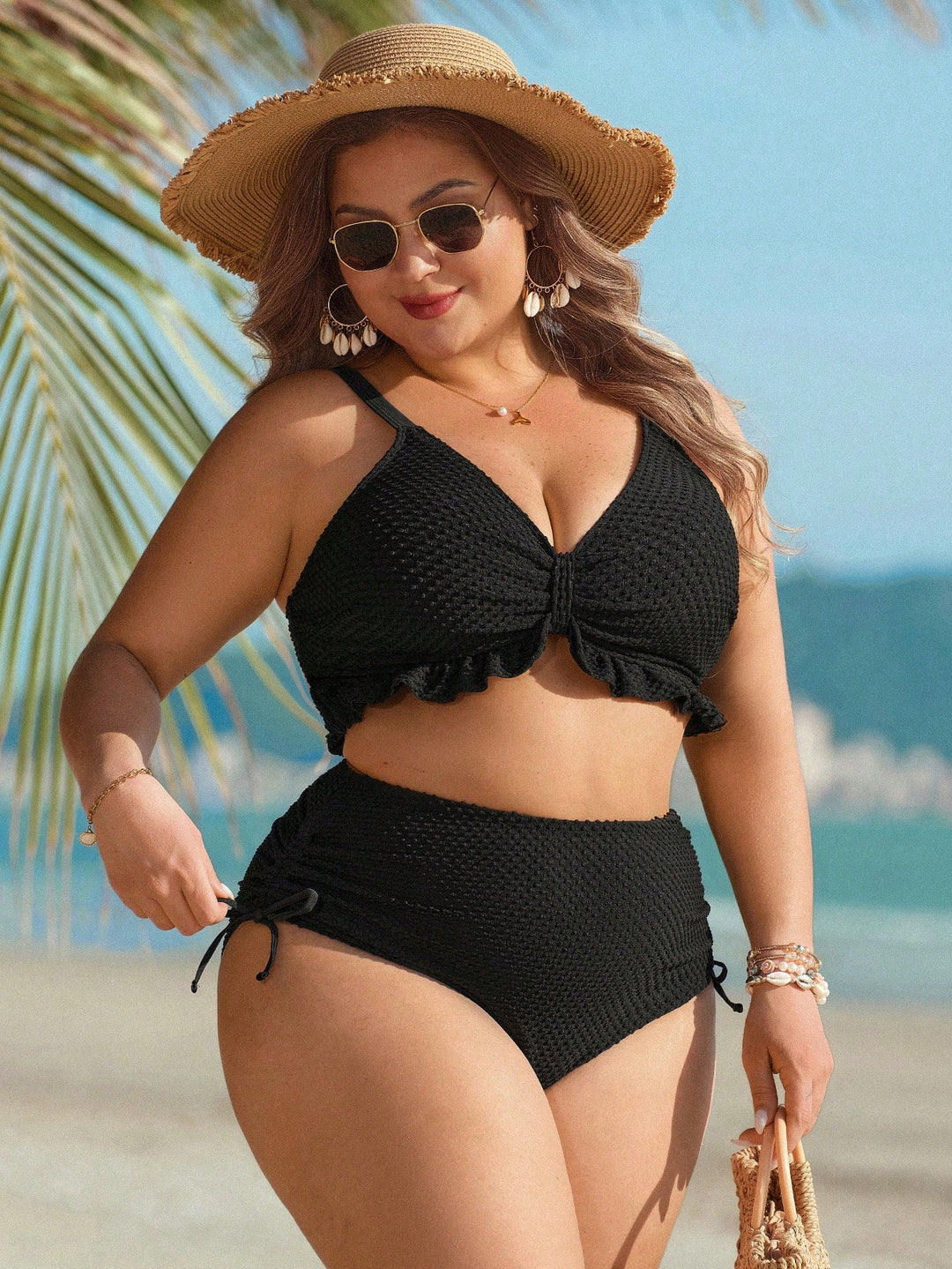 Costum de baie SHEIN, negru