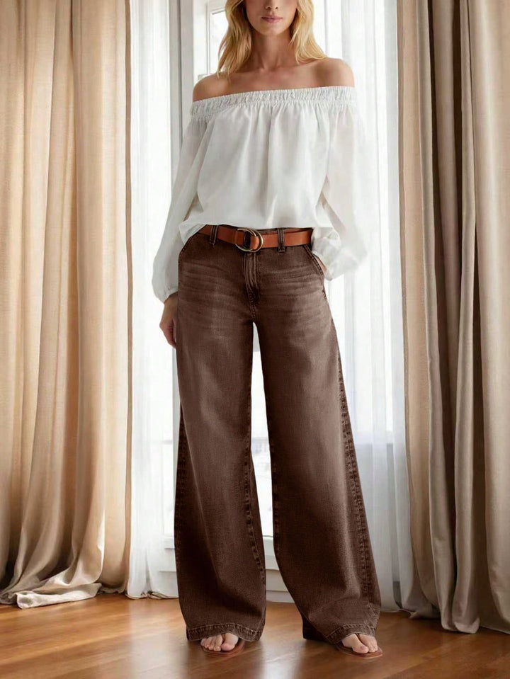 Jeans SHEIN, maro