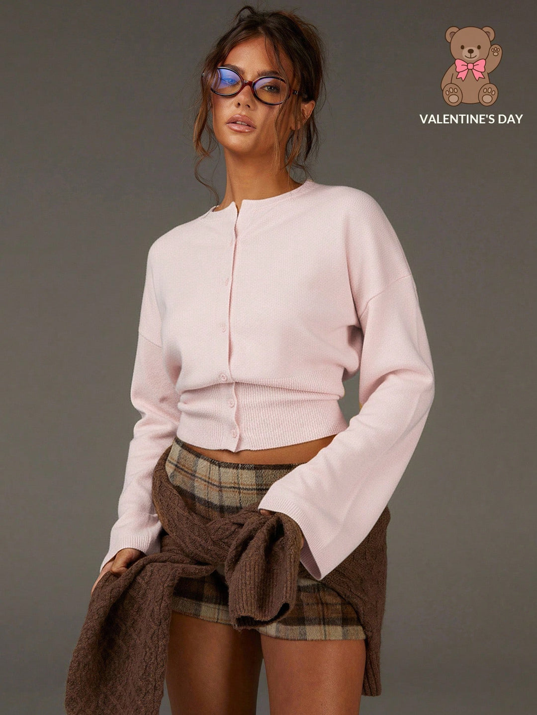 Cardigan SHEIN, roz