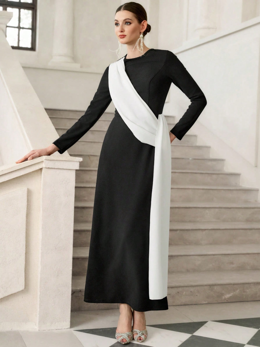 Rochie maxi SHEIN, negru