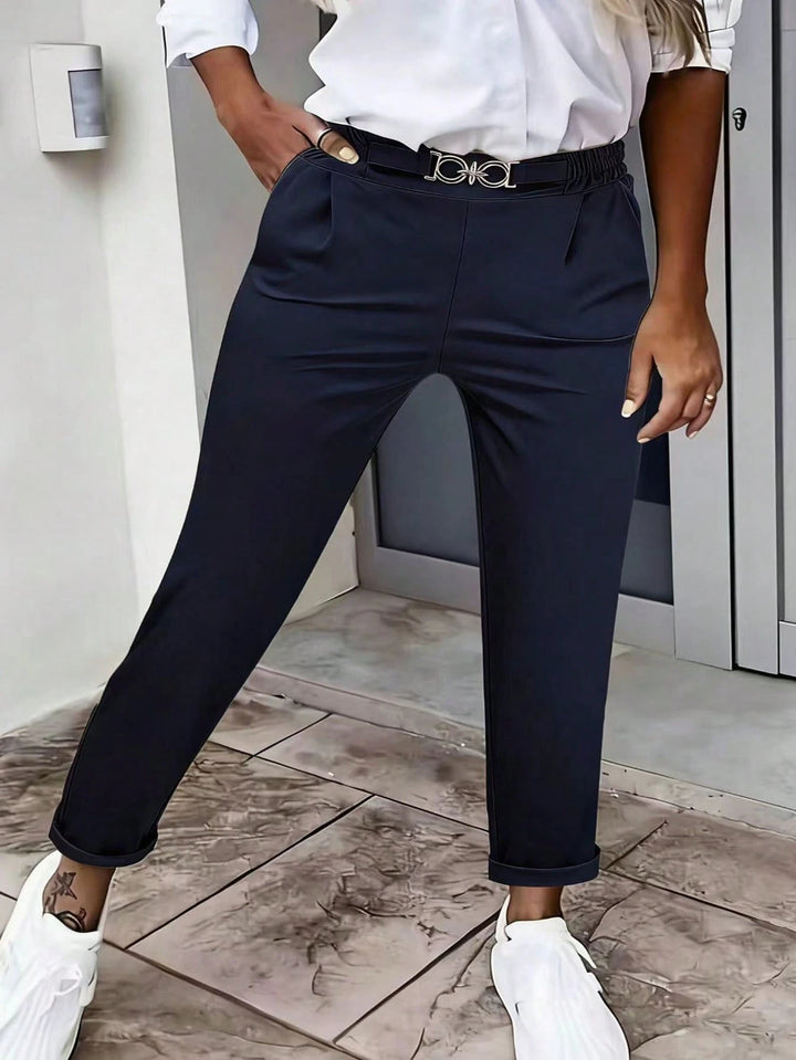 Pantaloni SHEIN, albastru