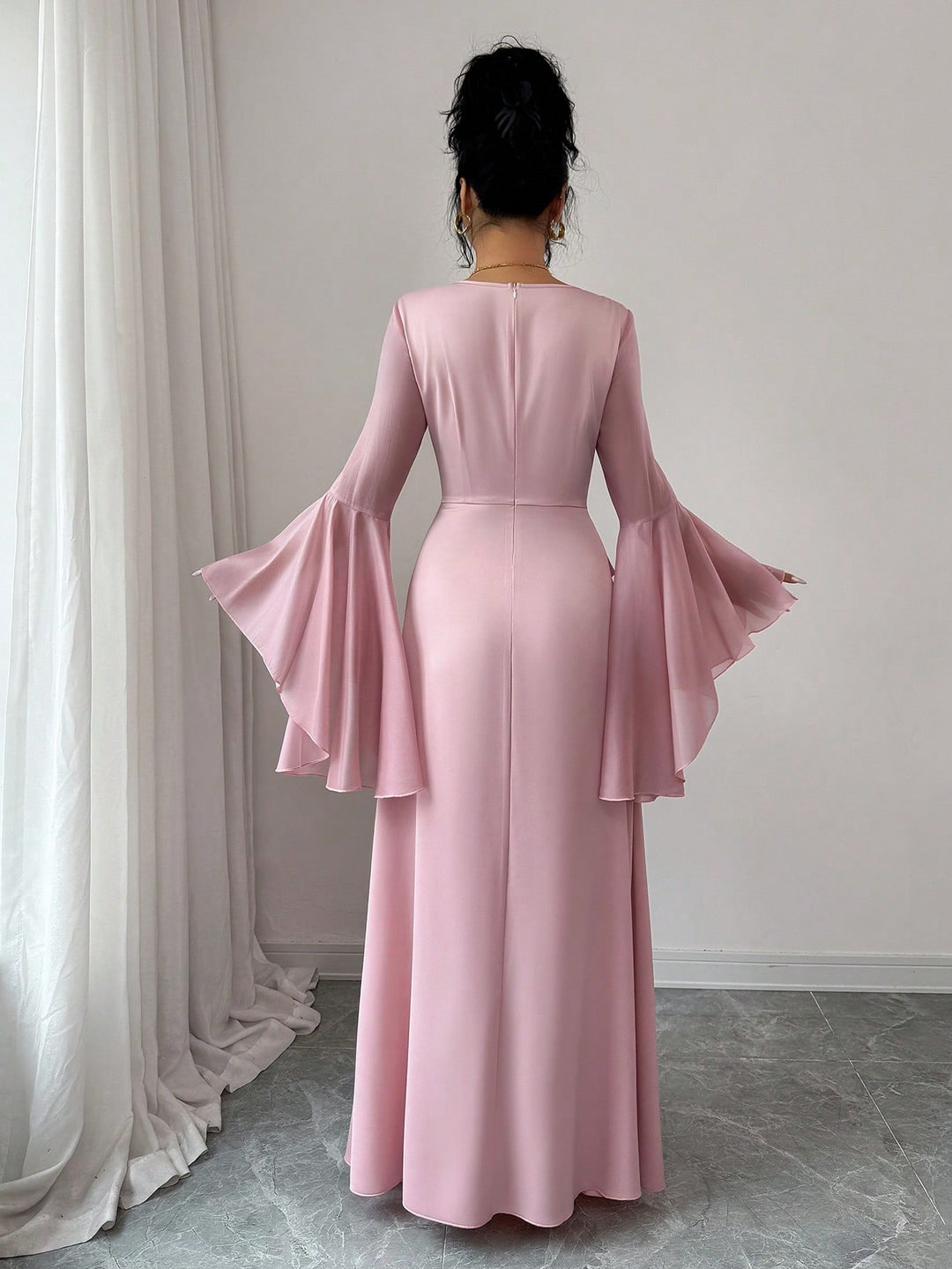 Rochie maxi SHEIN, roz